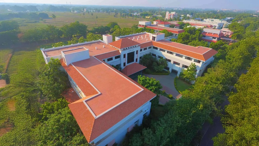 Aerial campus view